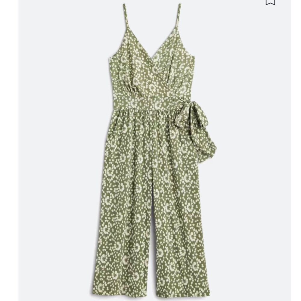 Kaileigh Women's Jumpsuit Cropped Length w/Pockets Size 1X NWOT Boho